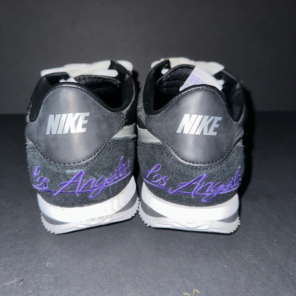 Nike Black and Purple Los Angeles Edition Shoes